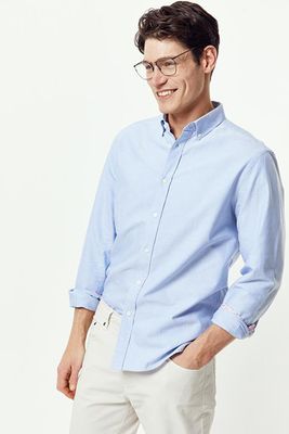 Sky Oxford Shirt from Beaufort and Blake