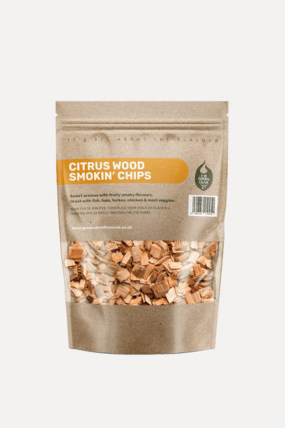 Citrus Wood Smokin’ Wood Chip from The Green Olive Firewood