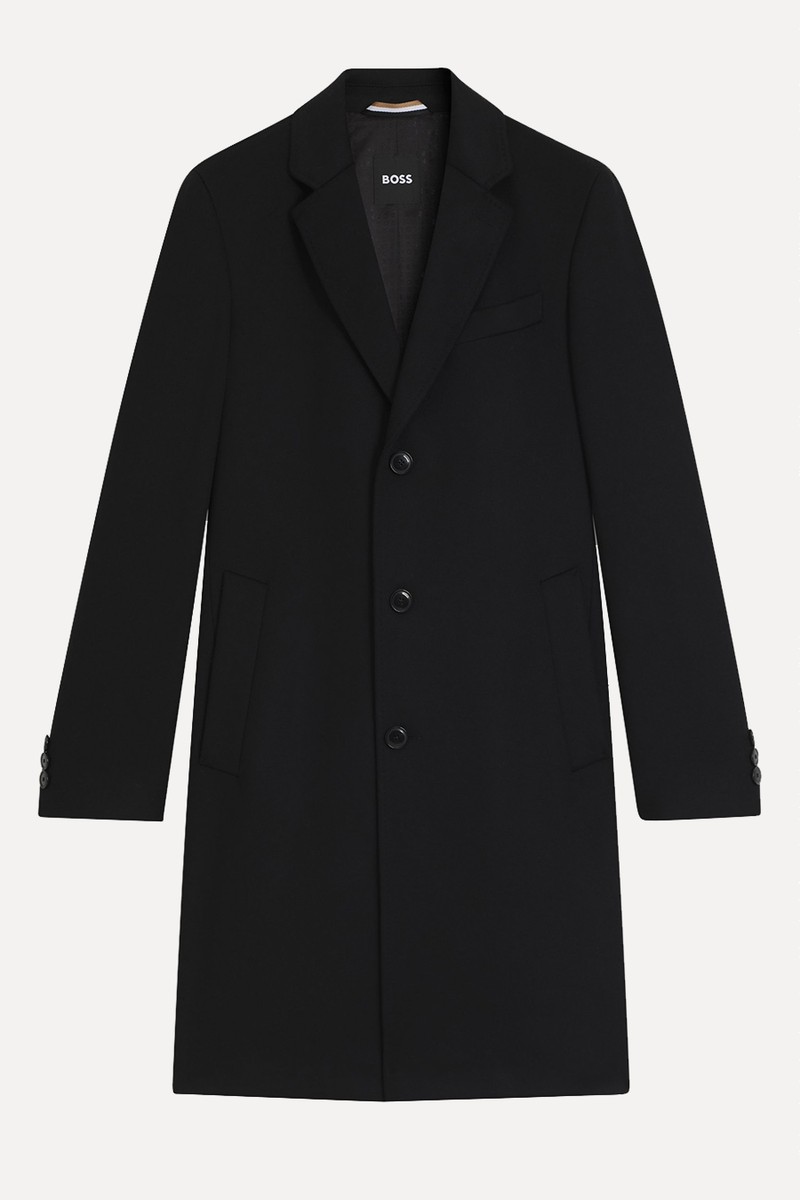 Slim-Fit Coat In Cashmere from Hugo Boss