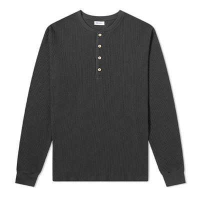 Waffle Long Sleeve Henley from Schiesser Ernst