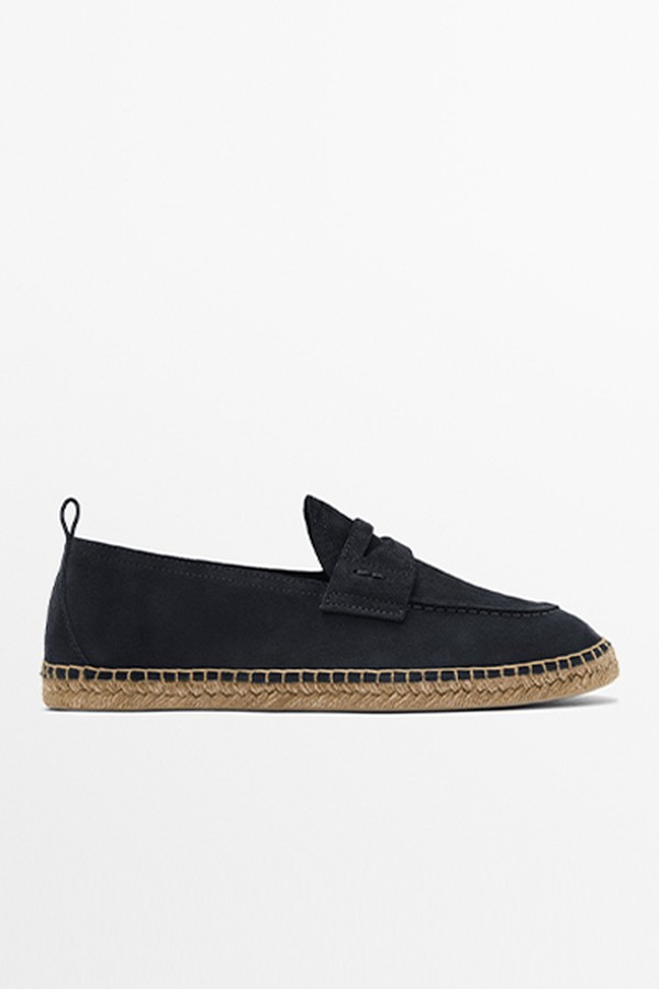 Split Suede Espadrilles from Massimo Dutti