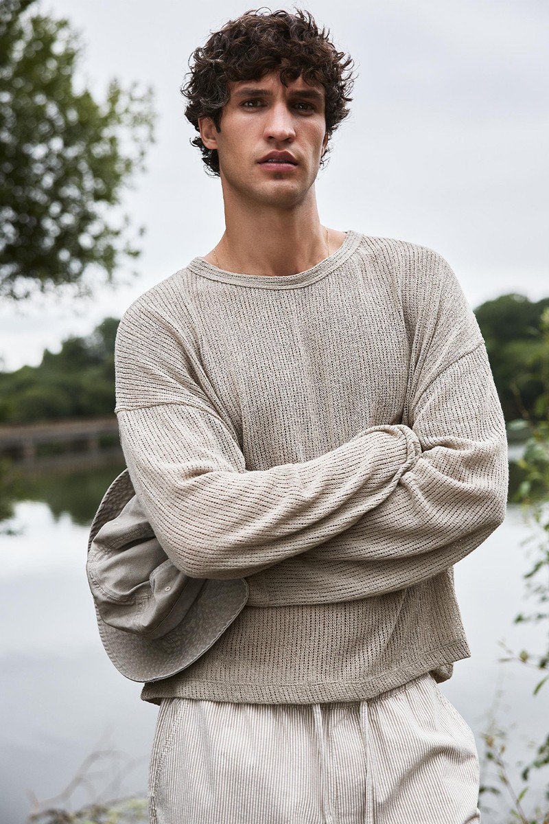 Openwork Textured T-Shirt