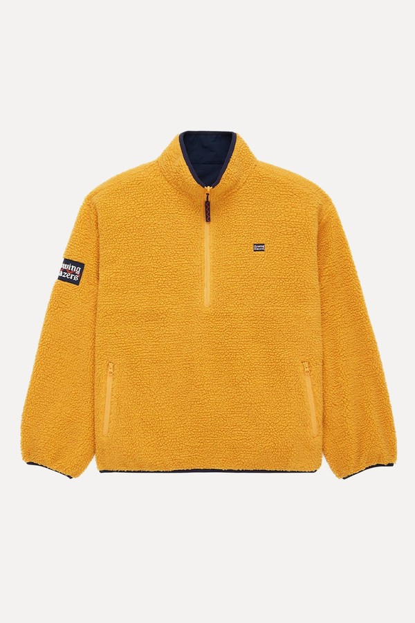 Reversible Sherpa Half Zip from Rowing Blazers