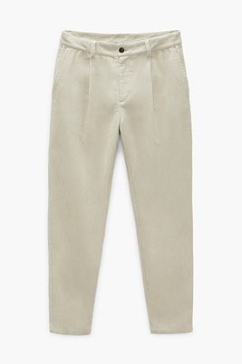 Corduroy Chino Trousers from Zara