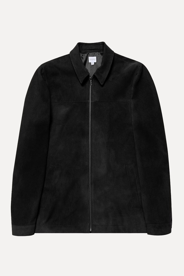 Suede Harrington Jacket from Sunspel