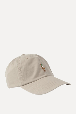 Logo-Embroidered Cotton-Twill Baseball Cap from Polo Ralph Lauren 