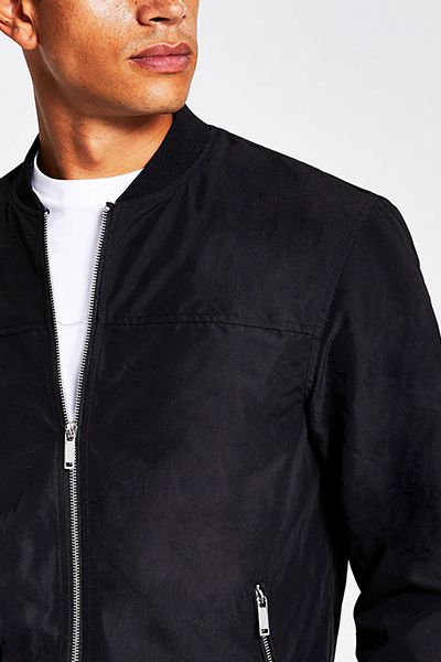 Black Bomber Jacket