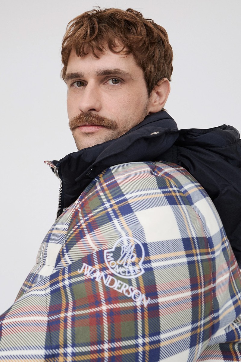Plaid Puffer Jacket from JW Anderson X Moncler