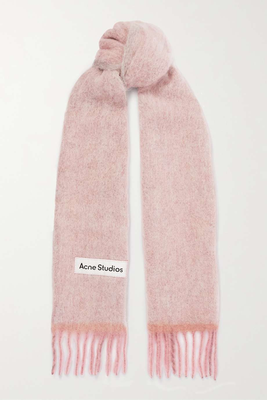 Fringed Knitted Scarf from Acne Studios