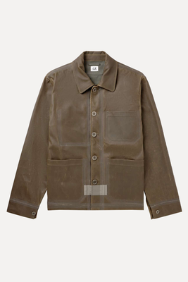 Toob Distressed Coated-Cotton Jacket from C.P.Company