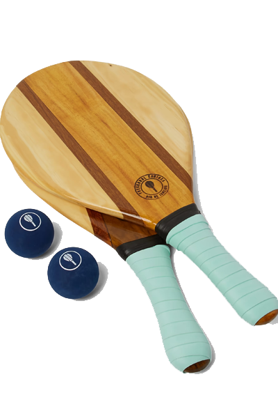 Trancoso Wooden Beach Bat and Ball Set from Frescobol Carioca