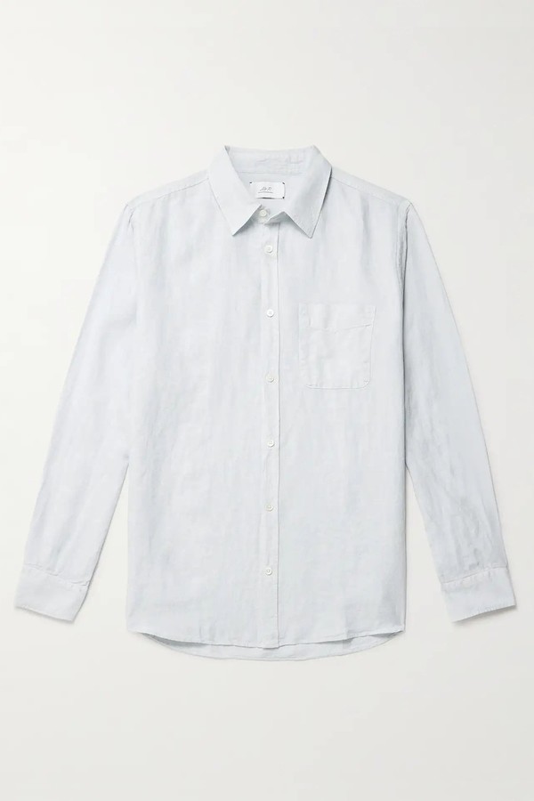 Garment-Dyed Linen Shirt