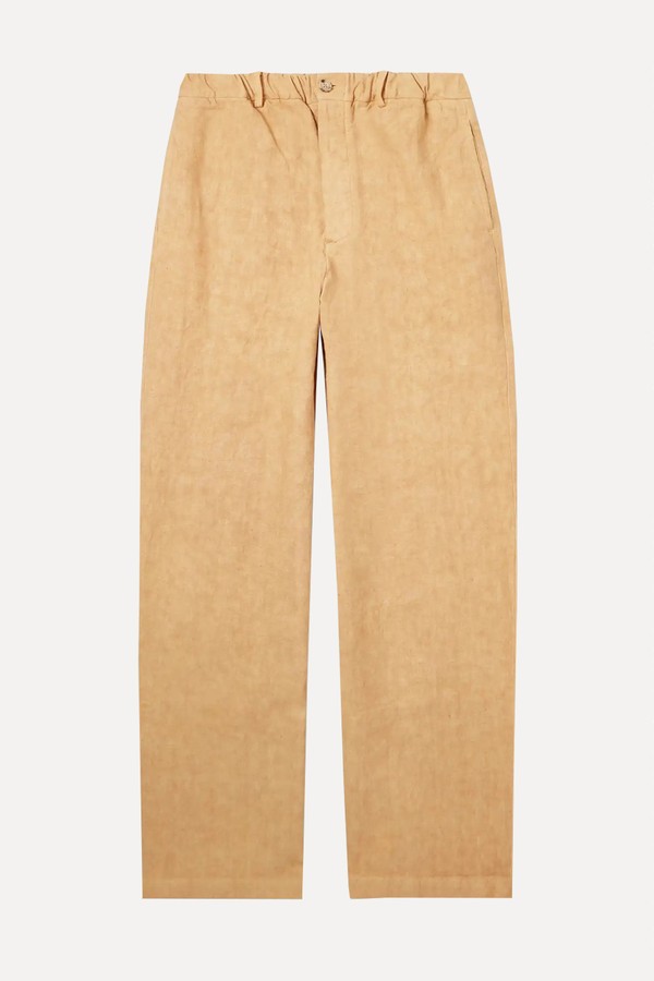 Straight-Leg Linen Trousers from Federico Curradi