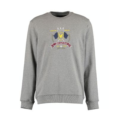 Grey Marl Crest Sweatshirt