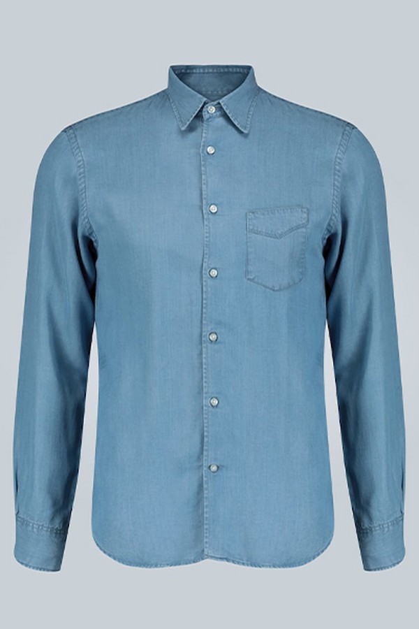 Indigo Tencel Shirt from Officine Generale