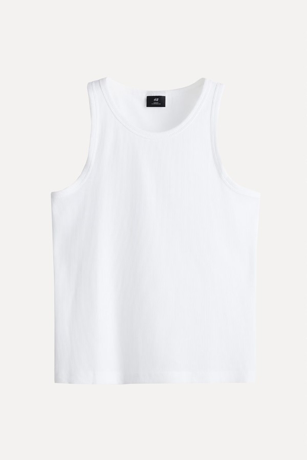 Slim Fit Ribbed Vest Top from H&M