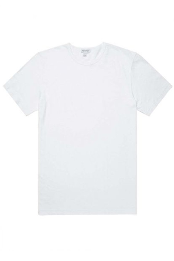 Pima Cotton Linen T-Shirt from Sunspel