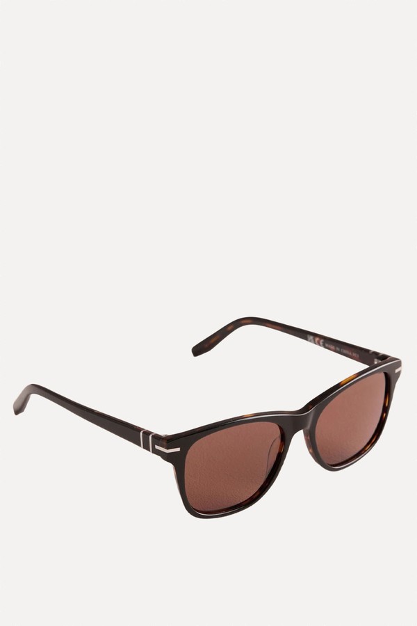 Inlay Signature Preppy Acetate Frame Polarised Sunglasses