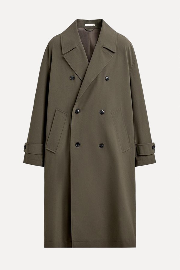 Oversized Flowing Fit Trench Coat from Zara