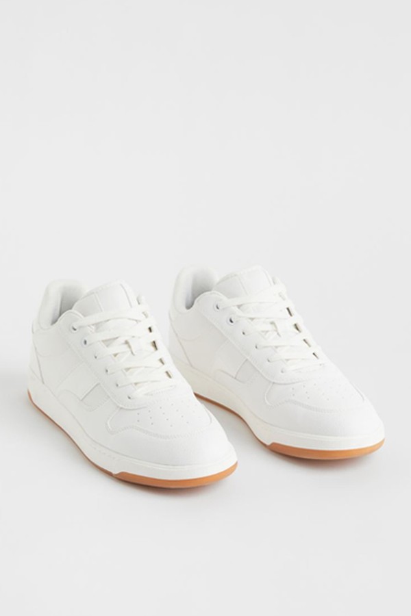 Imitation Leather Trainers