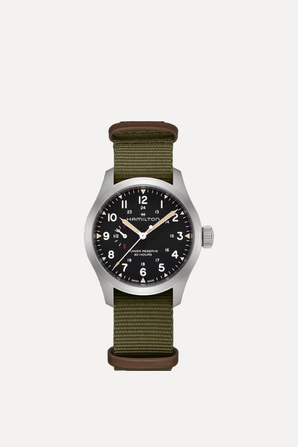 X from Field Mechanical Power Reserve Watch, £760 | Hamilton