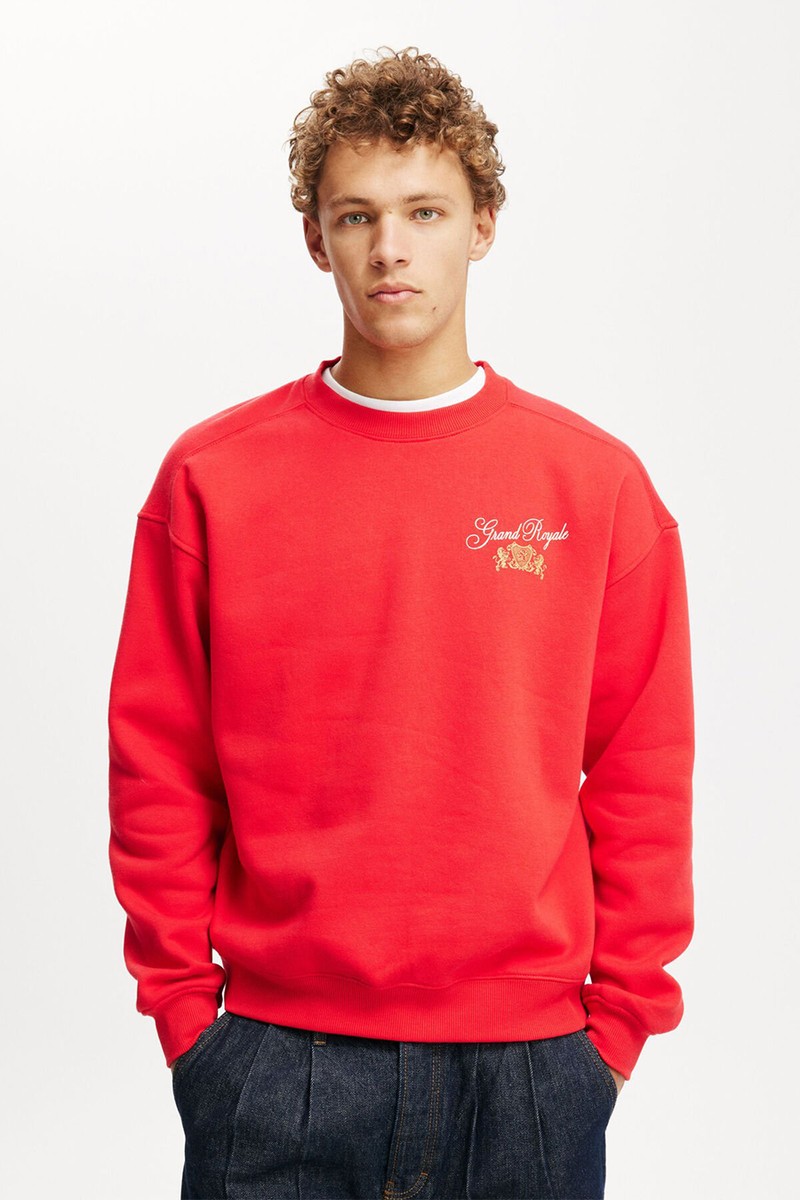 Graphic Crew Sweater from Cotton On