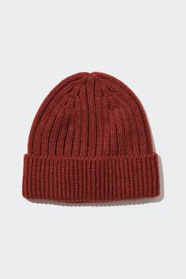 Heattech Ribbed Beanie Hat 