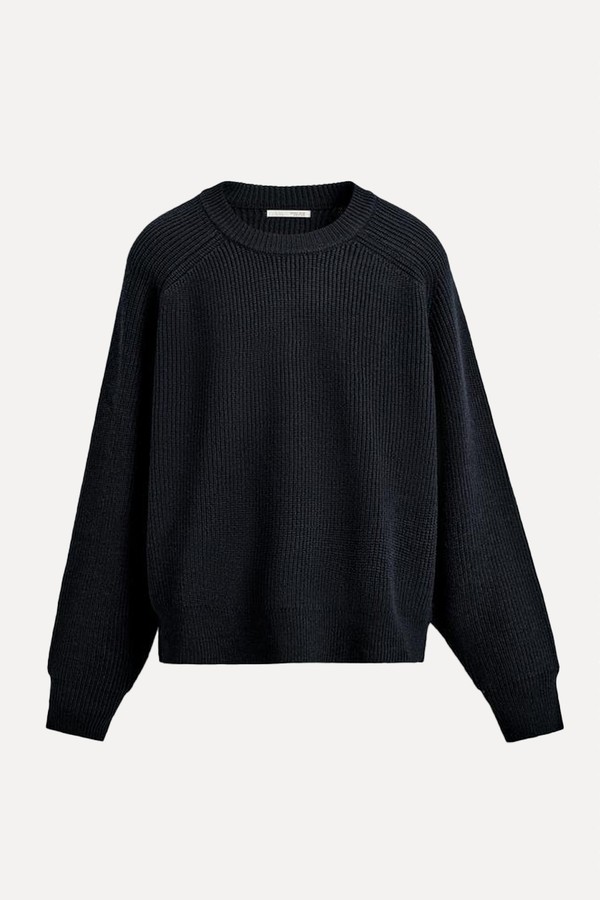 Textured Boxy Fit Jumper from Zara
