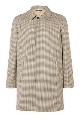 Phil Micro-Checked Trench Coat from A.P.C.