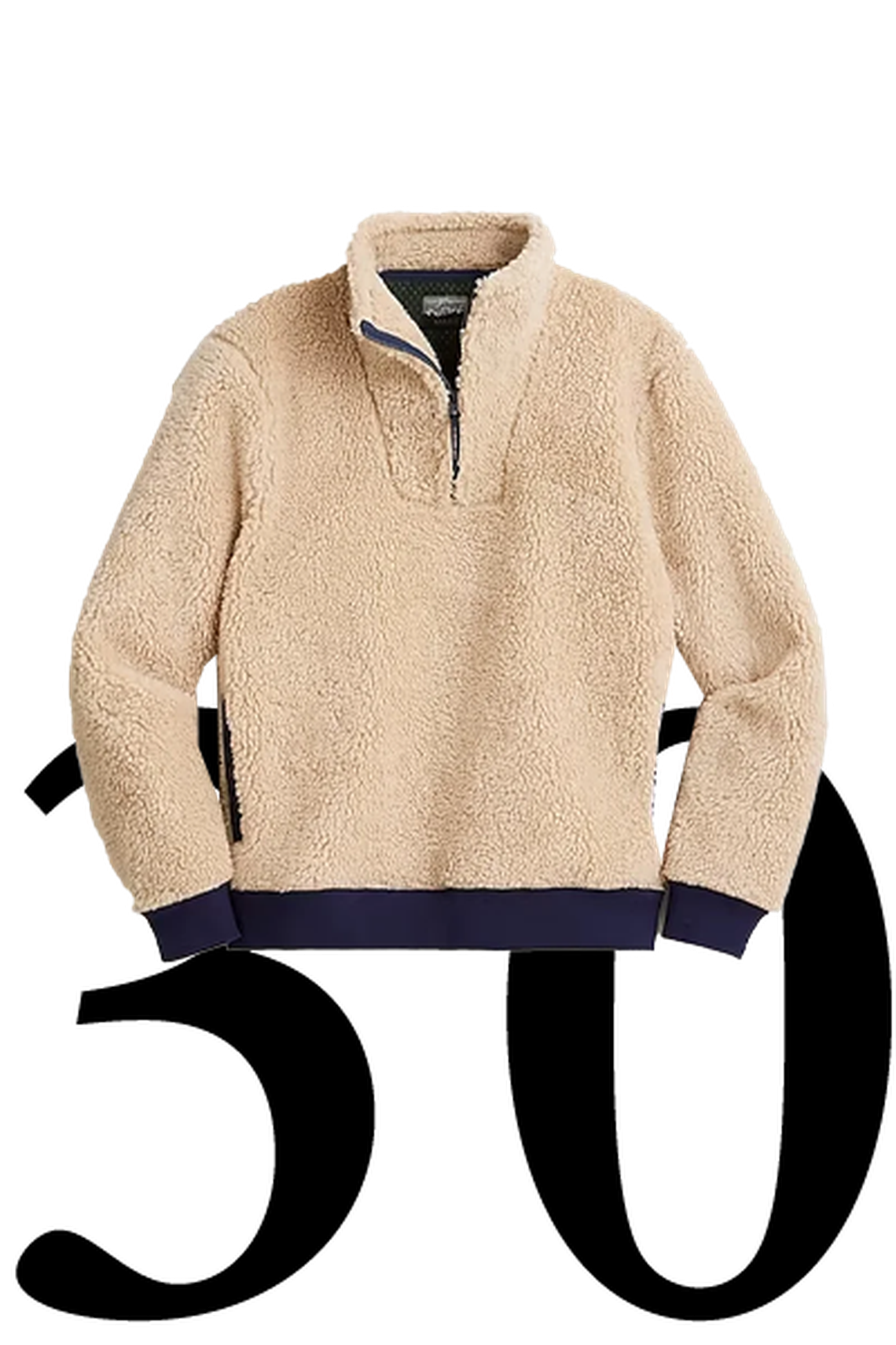 Nordic Sherpa Fleece Half-Zip Pullover from J. Crew