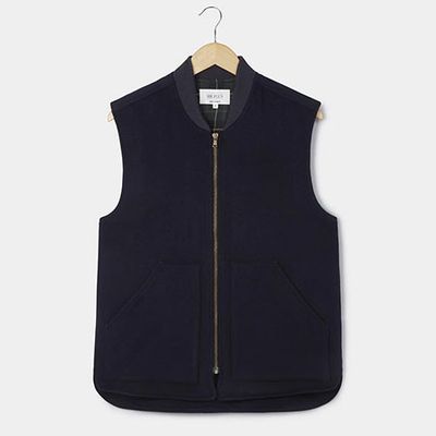 Navy Wool Gilet from Sirplus