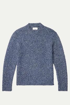 Berry Mélange Knitted Sweater
