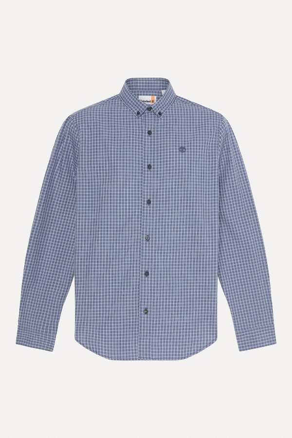 Micro Plaid Poplin Shirt 