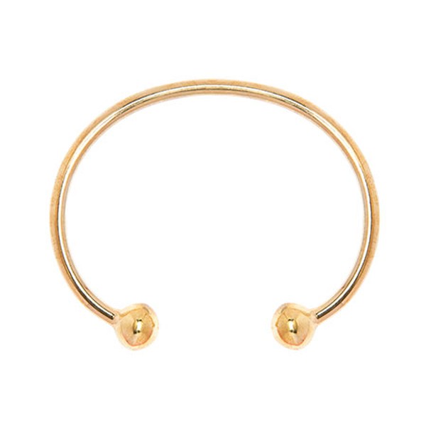  Large Gold Torque Bangle from Tilly Sveaas