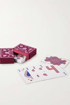 Haas Brothers Jumbo Playing Cards & Velvet Case from L'Objet