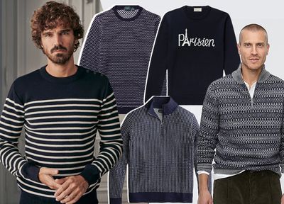 10 Navy Knits With A Difference