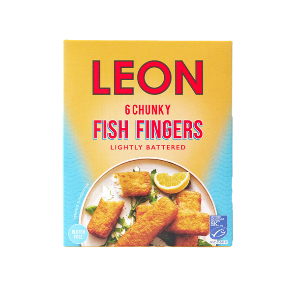 Chunky Fish Fingers Lightly Battered from Leon