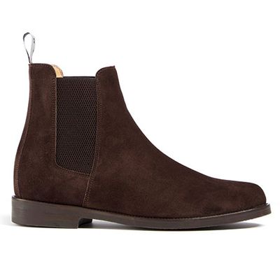 Woolfe Jersey Brown Chelsea Boot