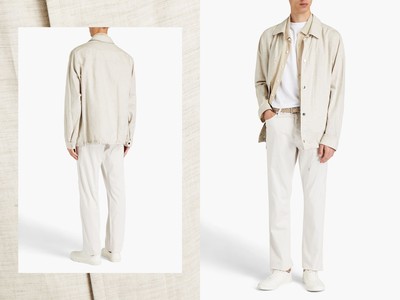 Slub Silk And Linen-Blend Jacket, £695 | Ermenegildo Zegna