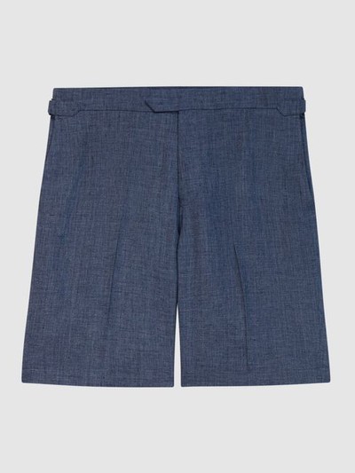 Tailored Linen Shorts