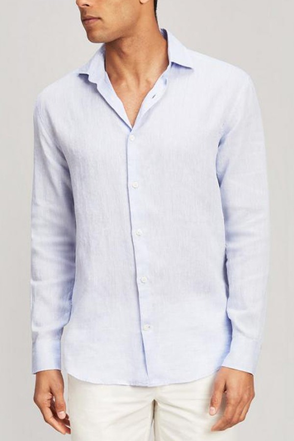 Italian Linen log Sleeve Shirt from Frescobol Carioca