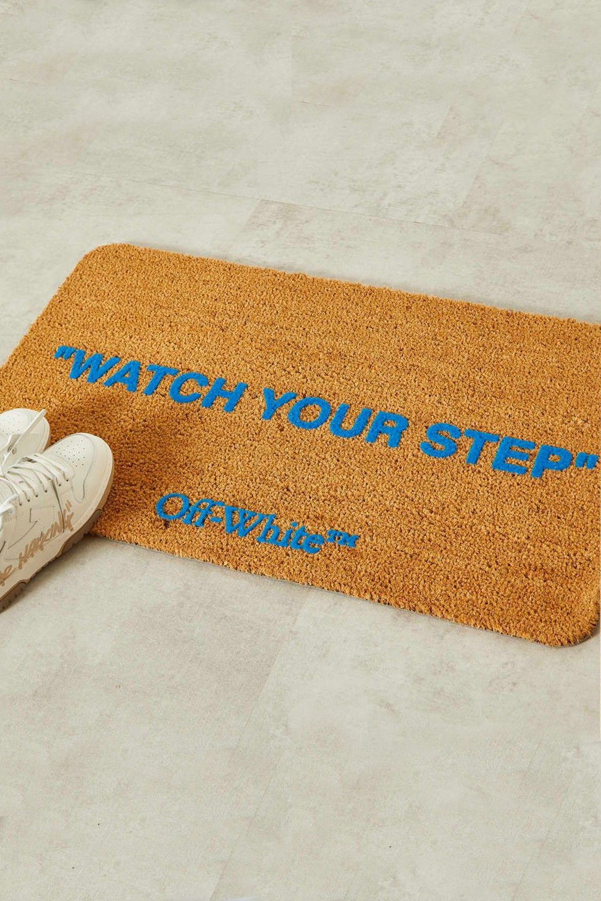 Quotes DoorMat, £145 | OFF-WHITE