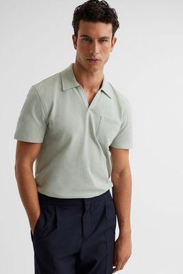 Owen Airtech Open Collar Polo T-Shirt