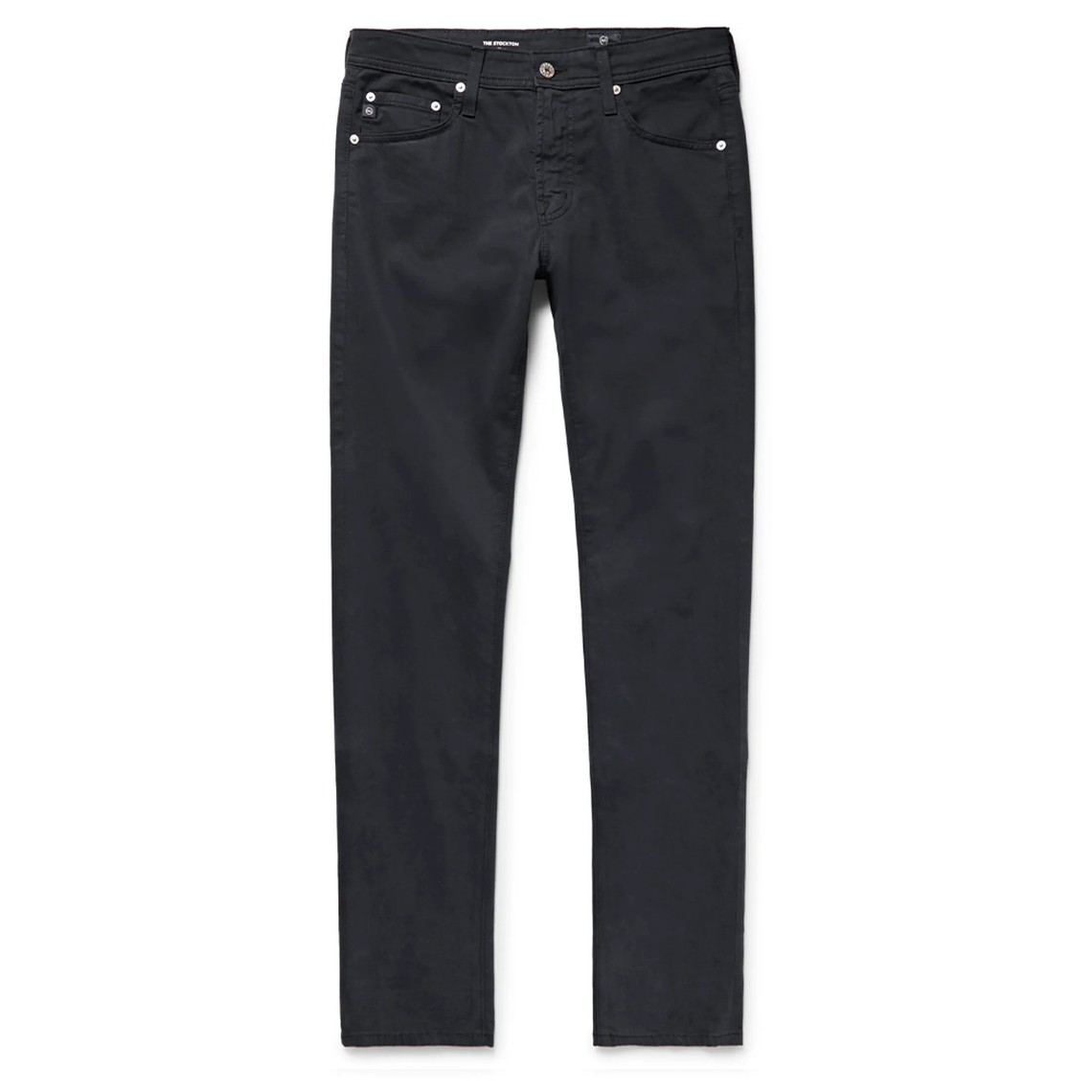 Stockton Skinny-Fit Brushed Stretch-Cotton Trousers from AG Jeans