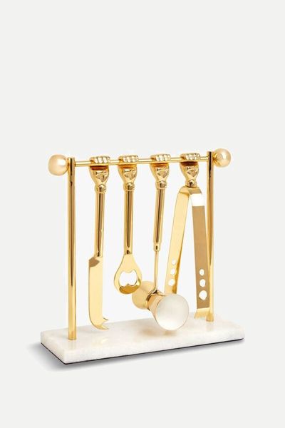 Barbell Barware Set  from Jonathan Adler 