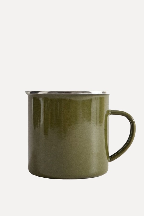 Outdoor Enamelled Camping Mug from Zara 