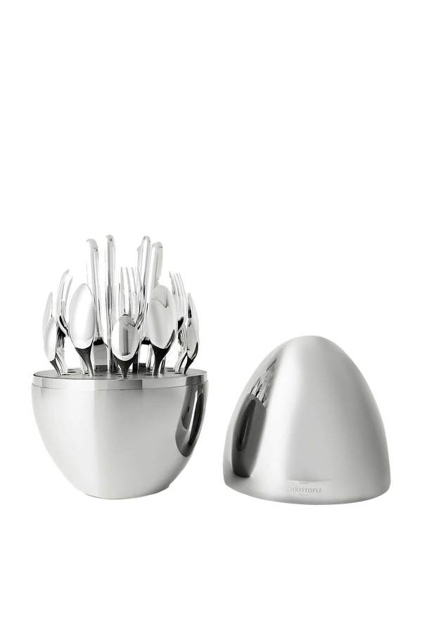 Set of 24 Silver-Plated Cutlery  from Christofle 