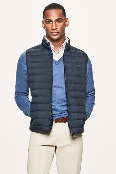 Lightweight Nylon Gilet from Hackett