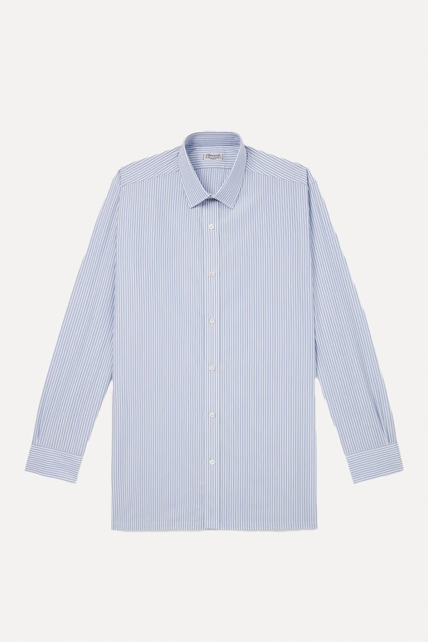 Striped Cotton-Poplin Shirt