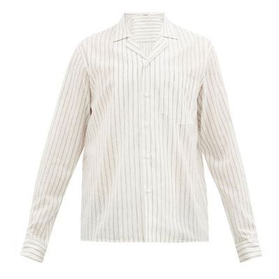 Striped Cotton Blend Shirt from Commas